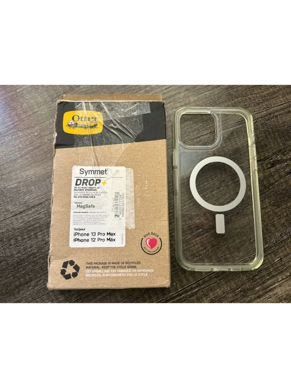 OtterBox Symmetry Drop+ Clear Case iPhone 13 Pro Max / 12 Pro Max MagSafe Slim